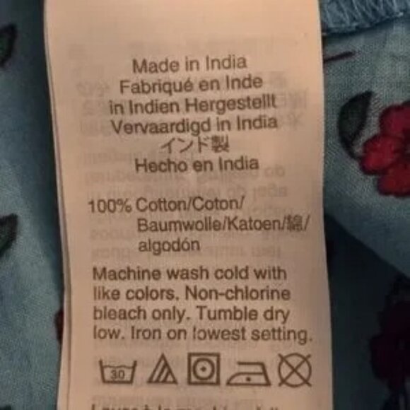 J. Crew Floral Print Classic Popover Cotton Shirt Medium Like New - Picture 12 of 12